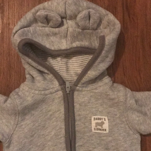 Carter’s Grey Onesie - Picture 2 of 5